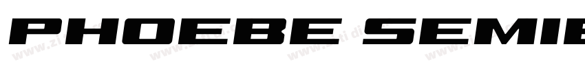 Phoebe SemiBold Ital字体转换
